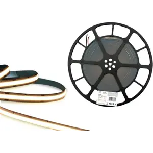 Fita LED COB 3000K (branco quente) 12VDC 1500lm/m 9.6W/m IP20 - rolo de 25.0m