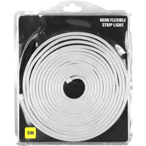 Fita LED NEON FLEX 4000K (branco neutro) 12VDC 12W/m (60W) IP65 - 6x12mm - rolo de 5.0m