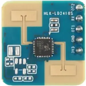 Sensor de radar de ondas milimétricas 24GHz para detección de presencia humana estática y movimiento (0,2~8 m)