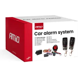 Alarme para automóvel Anti-carjacking c/ sensor de vibração + 2 comandos