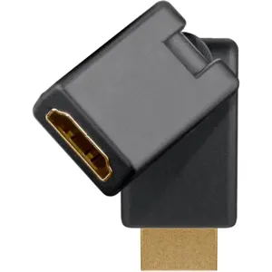 Adaptador versátil 360º HDMI 19pin macho <-> HDMI 19pin hembra