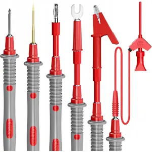 Conjunto de pontas de prova profissional para multimetro c/ pontas diversas