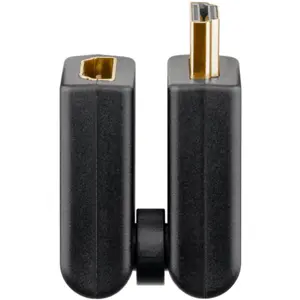 Adaptador versátil 360º HDMI 19pin macho <-> HDMI 19pin hembra