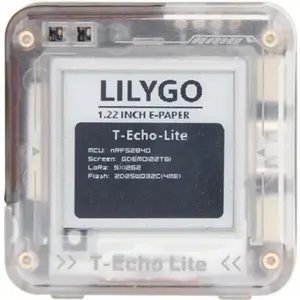 Nodo LoRa con nRF52840, SX1262 y pantalla E-Paper 1,22'', compatible con Meshtastic - Con caja