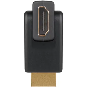 Adaptador versátil 360º HDMI 19pin macho <-> HDMI 19pin hembra