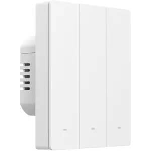 Interruptor triplo (3 Gang) Smart Zigbee de encastrar - agrupável - Branco