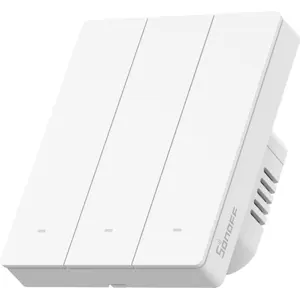 Interruptor triplo (3 Gang) Smart Zigbee de encastrar - agrupável - Branco