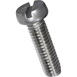 Parafuso de inox M4x10mm fenda
