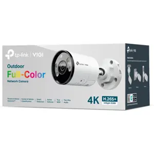 Câmara IP (Ethernet c/ PoE) Bullet 4K 8MP 4mm Full-Color IR 30m - IP67