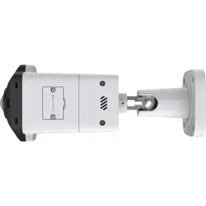 Câmara IP (Ethernet c/ PoE) Bullet 4K 8MP 1.65mm Visão Panorâmica 180° IR 20m - IP67 IK10