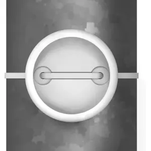 Capa de silicone multiusos para sensor Ruuvi Tag 4in1 - branco
