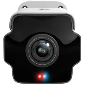 Câmara IP (Ethernet c/ PoE) Bullet 4K 8MP 1.65mm Visão Panorâmica 180° IR 20m - IP67 IK10