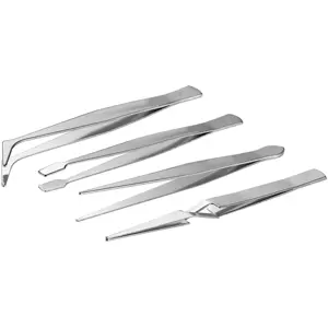 Conjunto de 4 pinças de precisão - 110mm