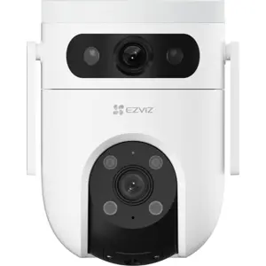 Câmara IP (Wi-Fi / Ethernet) 2 Lentes 3K (Pan/Tilt + grande angular fixa) inteligente - p/ exterior