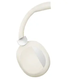 Auscultadores Headphones On-ear ANC Bluetooth 6.0 + Jack 3.5 AUX c/ microfone - Creme