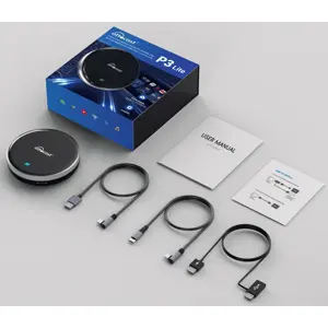 Conversor CarPlay/Android Auto com Fios para Wireless c/ Android 12 e 4+64GB