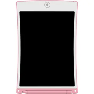Tablet de escrita LCD infantil 8.5'' apagável - Rosa