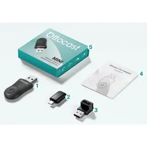 Conversor CarPlay/Android Auto com Fios para Wireless (Dongle)