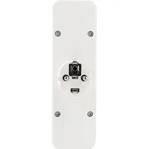 Bloco de 3 tomadas Vertical - branco