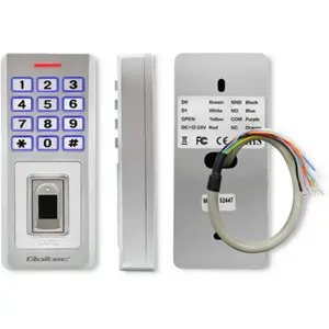 Fechadura eletrónica c/ RFID, PIN e leitor de impressões digitais - IP68