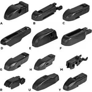 Escova limpa-para-brisas tipo U + 12 adaptadores universais - 15'' / 380mm