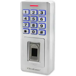 Fechadura eletrónica c/ RFID, PIN e leitor de impressões digitais - IP68