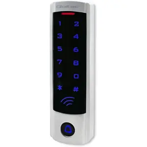 Fechadura eletrónica c/ RFID, PIN tátil e campainha - IP68