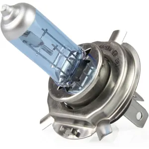 Lâmpada halogéneo H4 P43t 12V 60/55W Super White 5500K c/ filtro UV (E8)