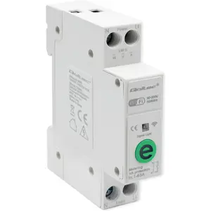 Relé Inteligente Wi-Fi p/ calha DIN c/ medição de energia 63A (Compatível com eWeLink)