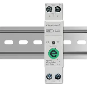 Relé Inteligente Wi-Fi p/ calha DIN c/ medição de energia 63A (Compatível com eWeLink)
