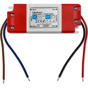 Fonte de alimentação para LEDs 12VDC 1A 12W