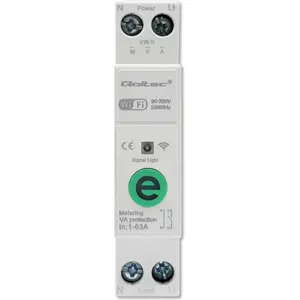 Relé Inteligente Wi-Fi p/ calha DIN c/ medição de energia 63A (Compatível com eWeLink)