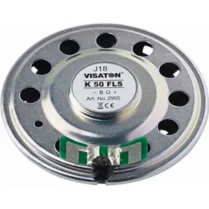 Altifalante miniatura 2W 8Ω 85dB IP65 - Ø50x7mm