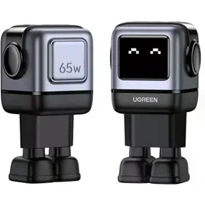 Carregador Gan PD 3.0 + QC 4+ (USB-A + 2x USB-C) 65W
