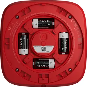 Sirene sem fios para alarme Ajax - IP54 Vermelho
