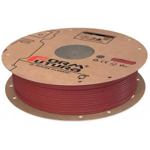 Rolo de filamento de impressão 3D em rPLA (reciclado) de 1.75mm - Vermelho Tijolo - 250g