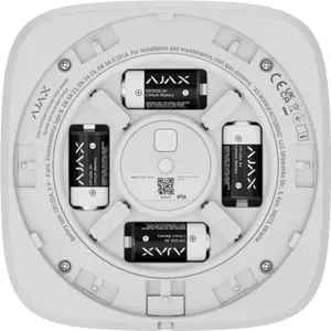 Sirene sem fios para alarme Ajax - IP54 Branco
