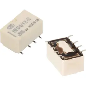 Relé SMT 12VDC 2A DPDT (8 pinos)