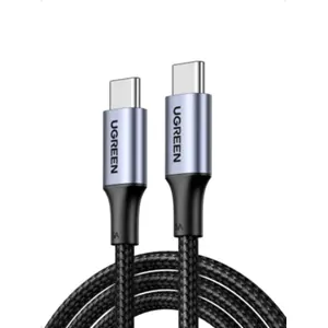 Cabo USB-C -> USB-C 2.0 Fast Charge PD 100W 480Mbps - revestido a nylon - 1 metro