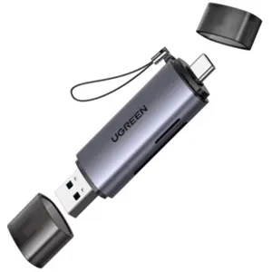 Leitor de cartões de memória SD/microSD - USB 3.0 (USB-A / USB-C) 5Gbps