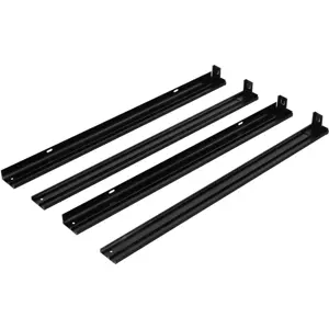 Moldura de montagem de superfície para painéis de encastrar 595x595mm - Preto