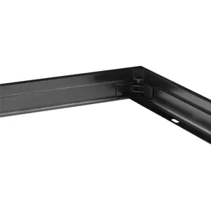 Moldura de montagem de superfície para painéis de encastrar 595x595mm - Preto