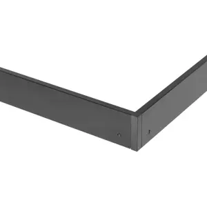 Moldura de montagem de superfície para painéis de encastrar 595x595mm - Preto
