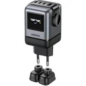 Carregador Gan PD 3.0 + QC 4+ (3x USB-C + USB-A) 100W
