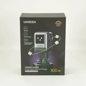 Carregador Gan PD 3.0 + QC 4+ (3x USB-C + USB-A) 100W