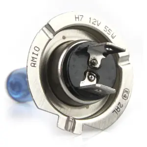 Lâmpada halogéneo H7 PX26d 12V 55W Super White 5500K c/ filtro UV (E8)