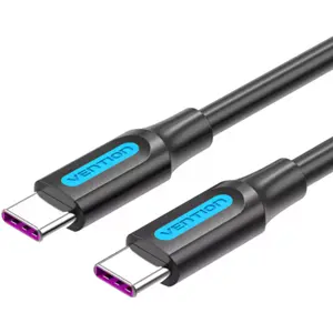 Cabo USB-C <-> USB-C 2.0 PD 100W 480Mbps - 1m - preto