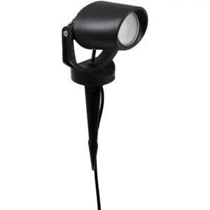 Estaca de jardim GU10 6W CCT (2700+4000K) IP66 - Preto