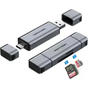 Leitor de cartões de memória SD/microSD - USB 3.0 (USB-A / USB-C)