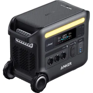 Power Station 2300W 2560Wh LiFePO₄ c/ App WiFi + Bluetooth, HyperFlash 1h e UPS <20ms
